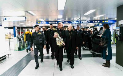 La Madonna di Loreto vola negli aeroporti lombardi grazie al contributo dell’Aero Club Milano