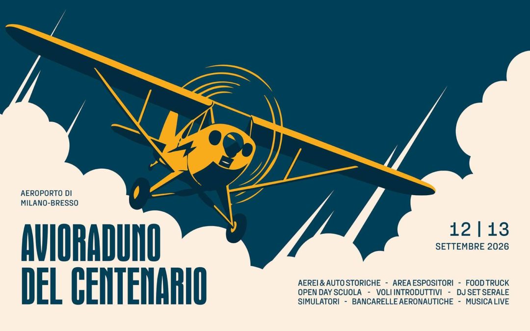 Avioraduno del Centenario: il 12-13 settembre 2026 Bresso si prepara a festeggiare